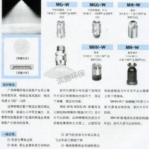 標(biāo)準(zhǔn)廣角噴霧噴嘴MG-W